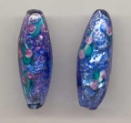 "Monet" Large, 39mm Silver Foil Oval